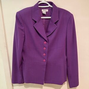 BLUSHE Purple Jacket/ Blazer Vintage M
